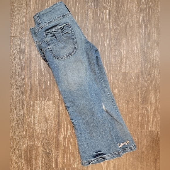 Venus size 4 Women's 90s Y2K cropped Capri jeans - Picture 3 of 6